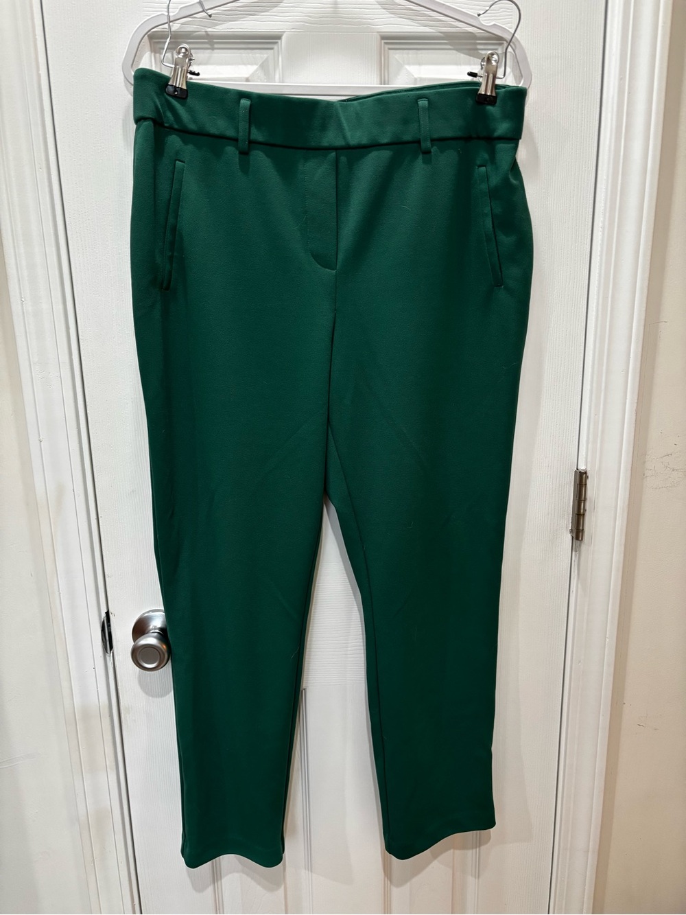 Jules & Leopold Green Tailored Ponte Trousers